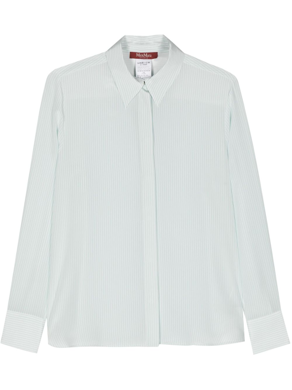 Max Mara Gong 条纹衬衫 - 中性色