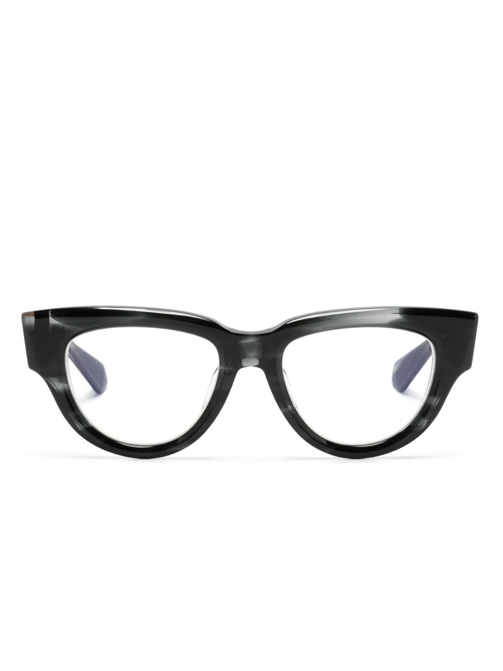 VALENTINO GARAVANI EYEWEAR Rockstudded 猫眼框眼镜 - 黑色