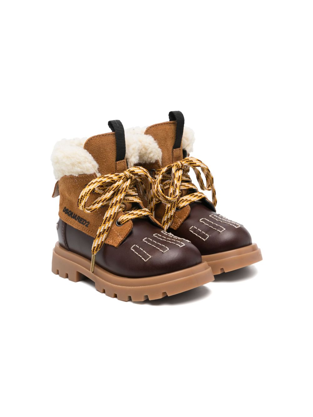 DSQUARED2 KIDS 皮靴 - 褐色