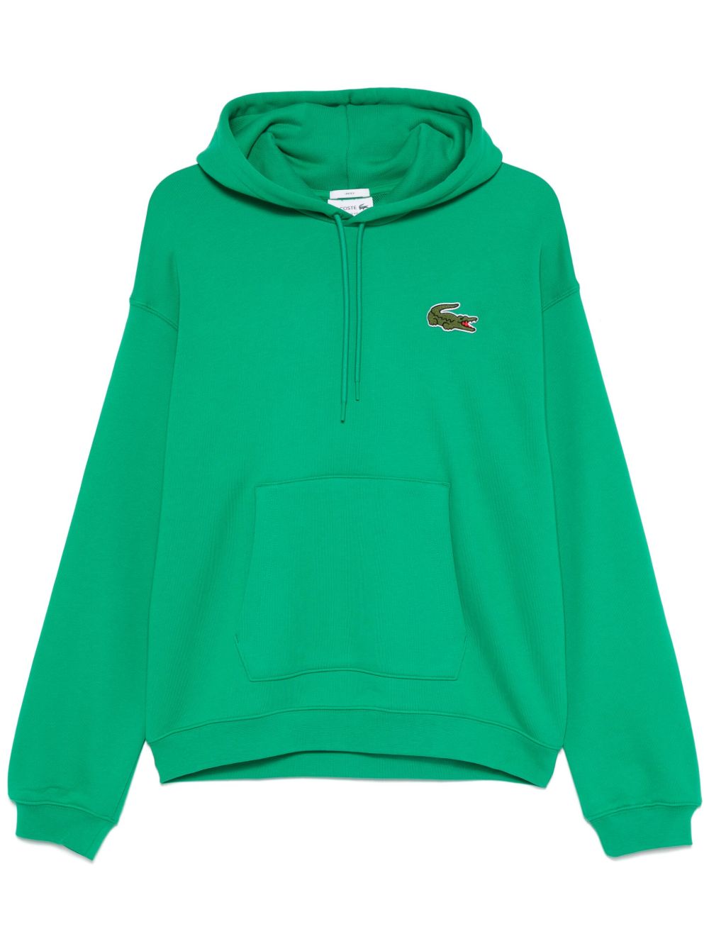 Lacoste 鳄鱼贴花连帽衫 - 绿色