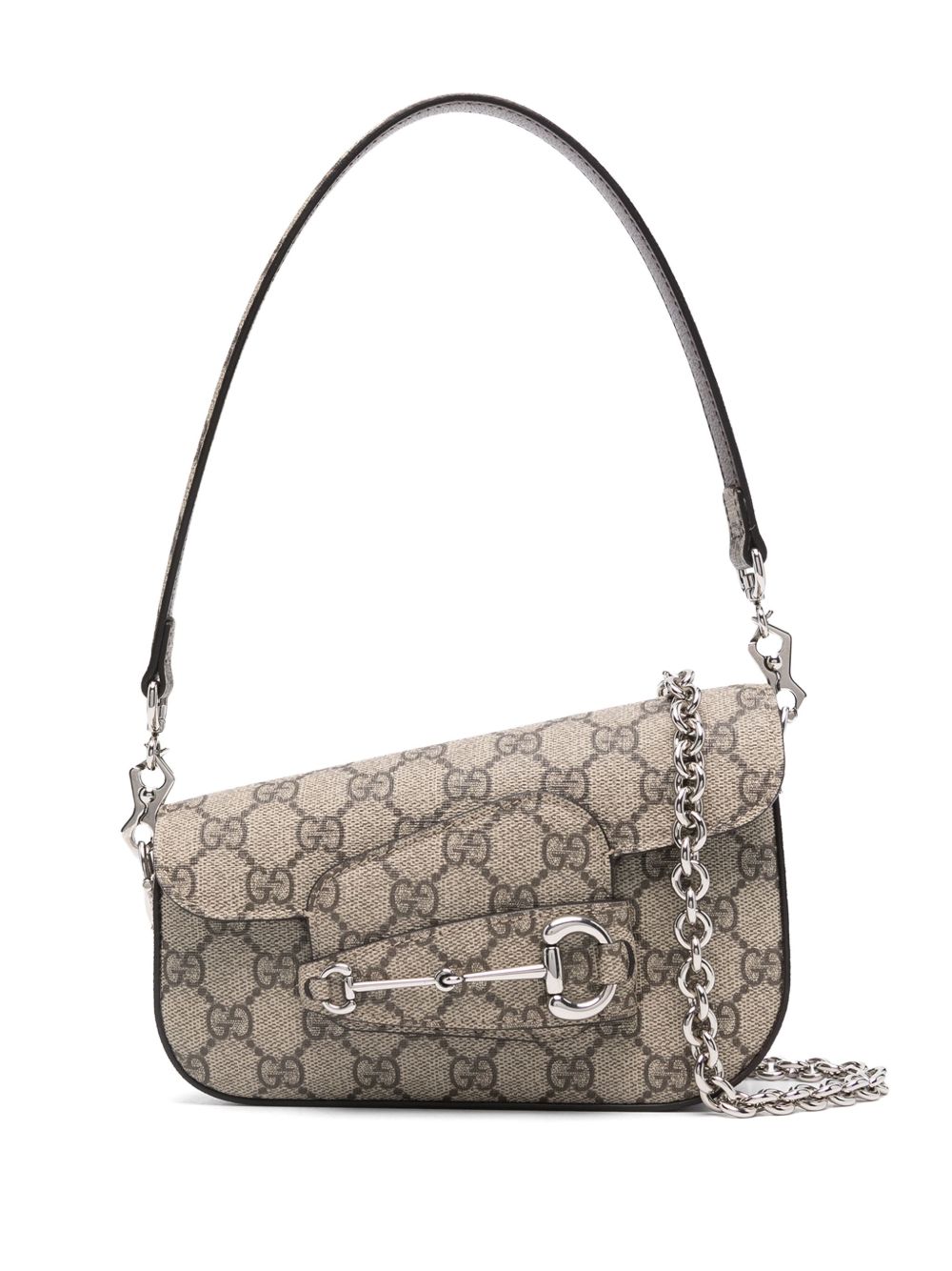 Gucci Horsebit 1955 系列迷你单肩包 - 中性色