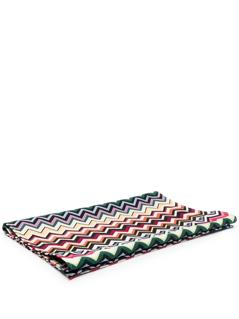 Missoni Home 条纹长方形桌布 - 黑色