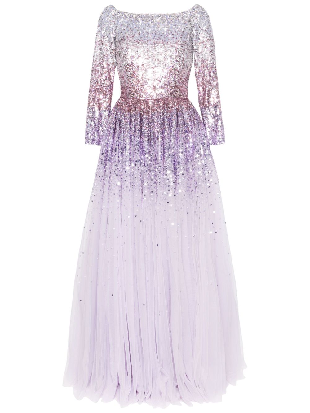 Jenny Packham Dreaming 亮片缀饰礼服 - 紫色