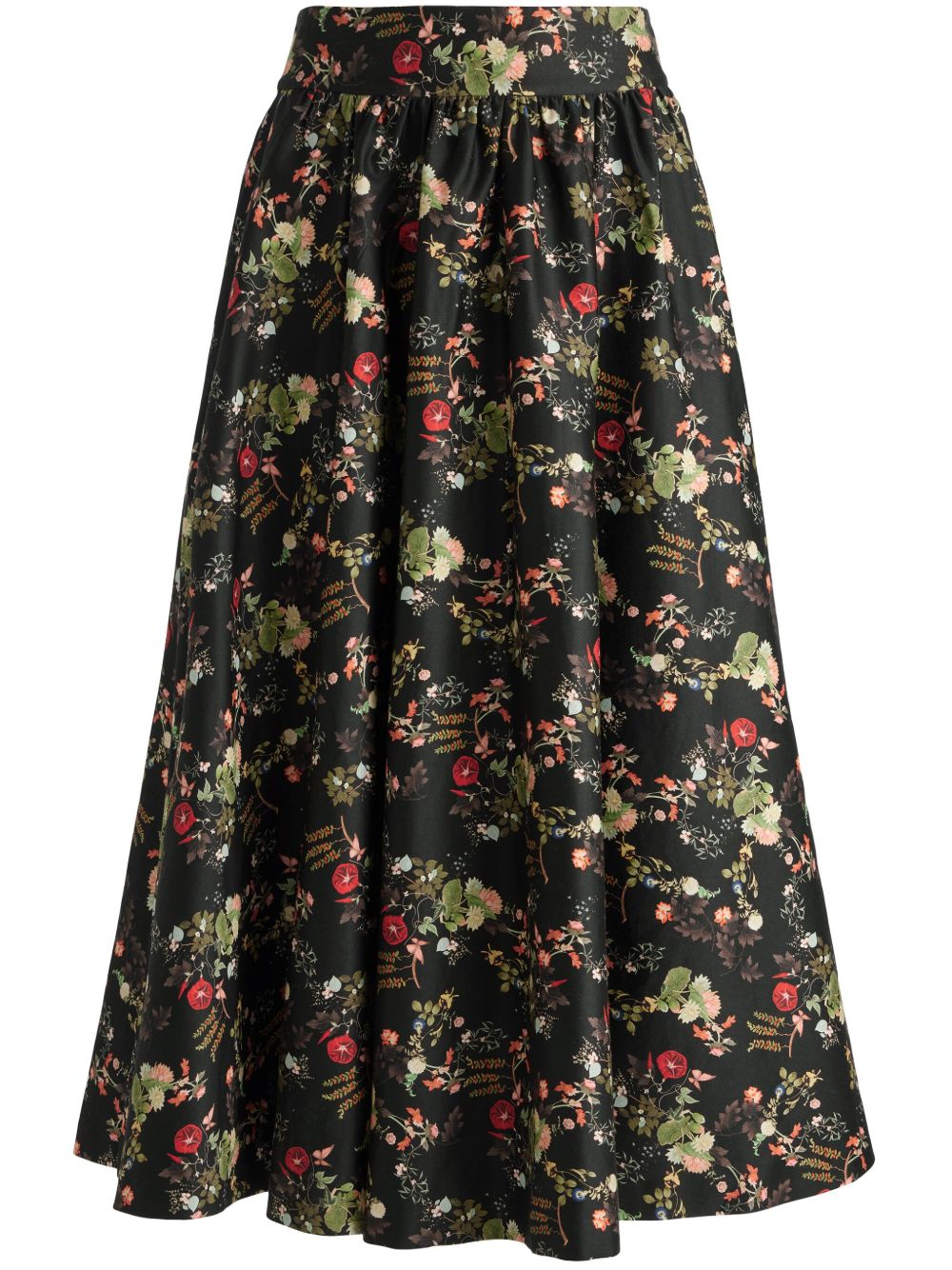 alice + olivia Nilda Voluminous 超长半身裙 - 黑色