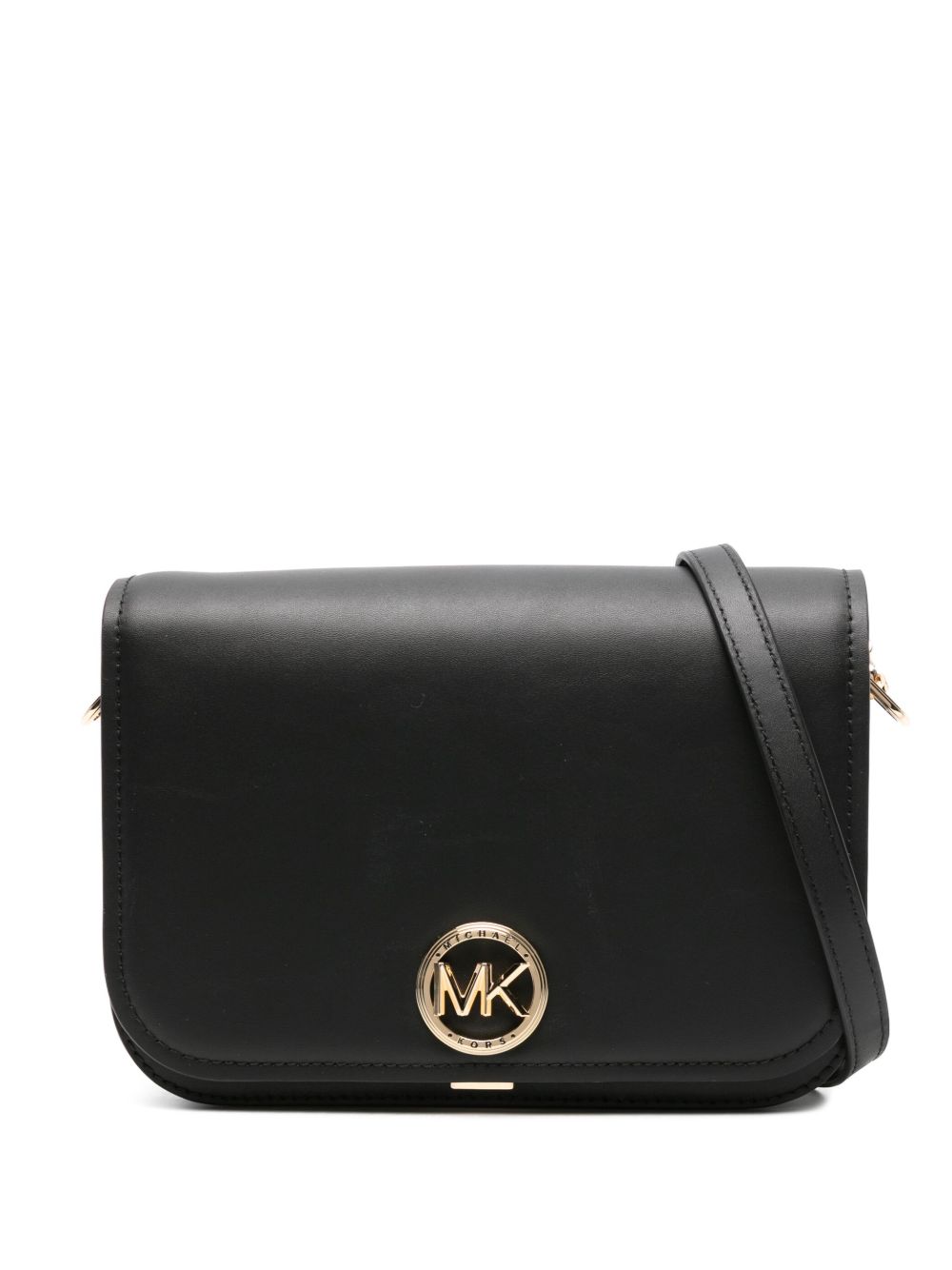 Michael Kors Delancey 中号斜挎包 - 黑色