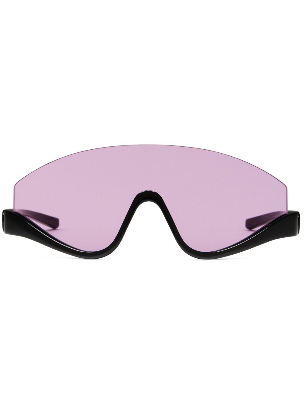 Gucci Eyewear Interlocking G 面罩式太阳眼镜 - 粉色