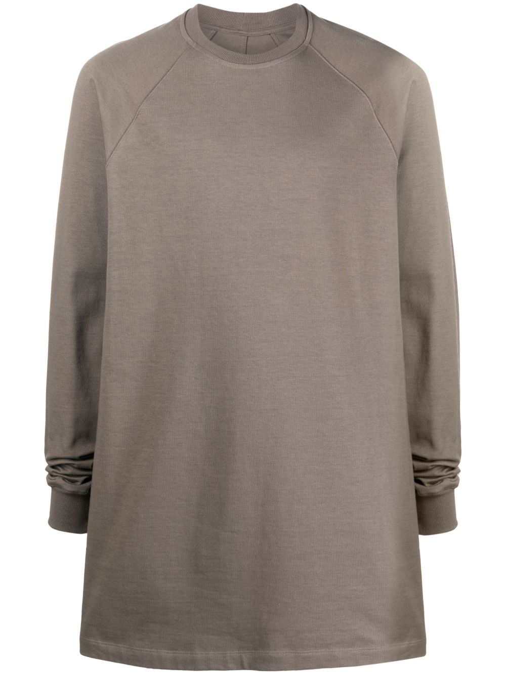 Rick Owens 长袖棉卫衣 - 褐色