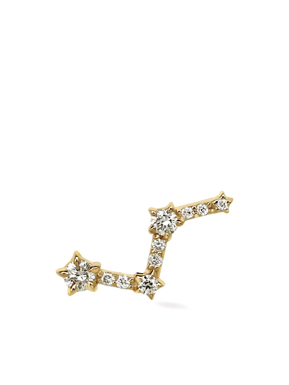 Lark & Berry 14K黄金 Constellation 钻石耳环 - 金色