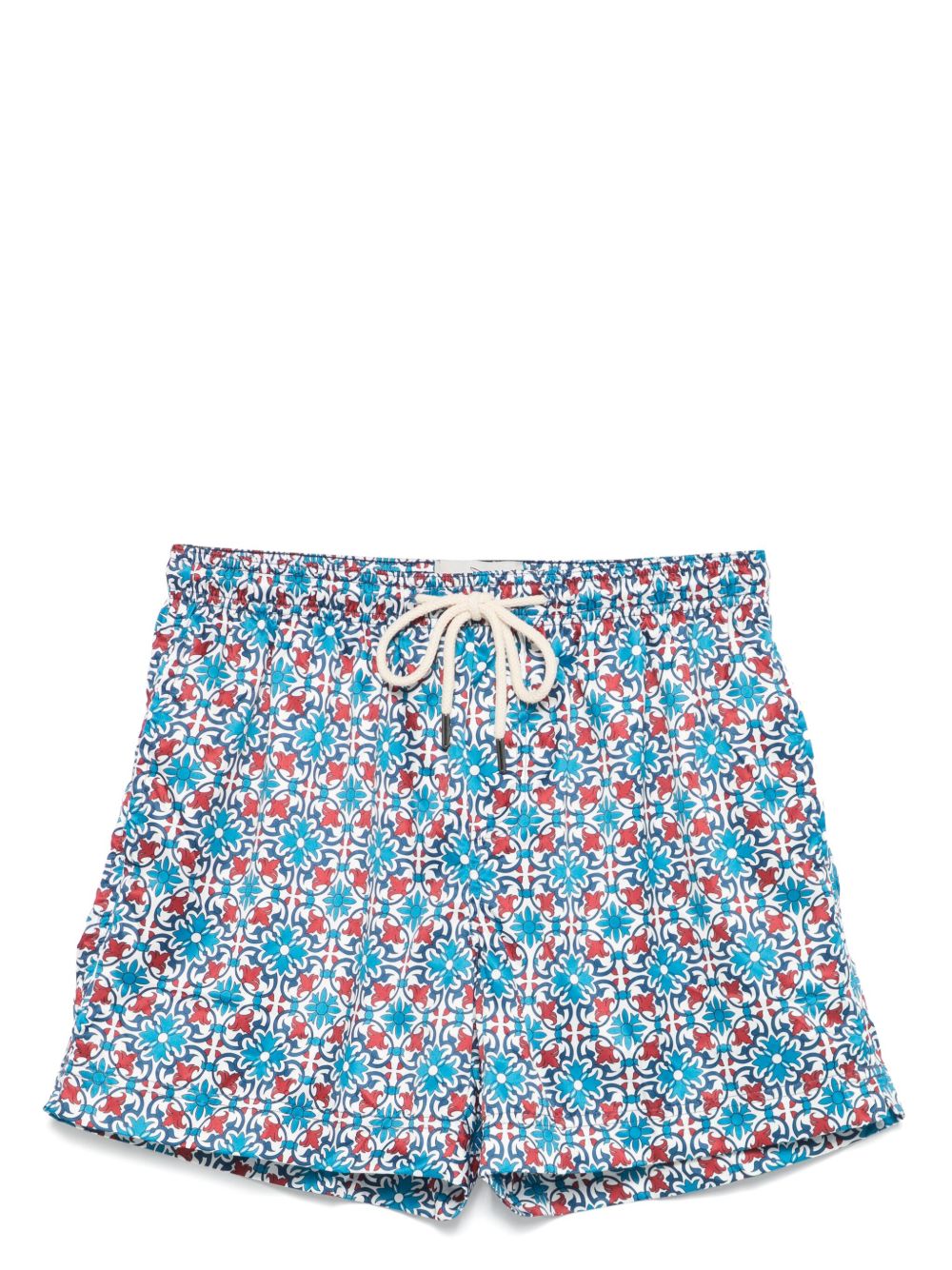 PENINSULA SWIMWEAR 图案印花泳裤 - 蓝色