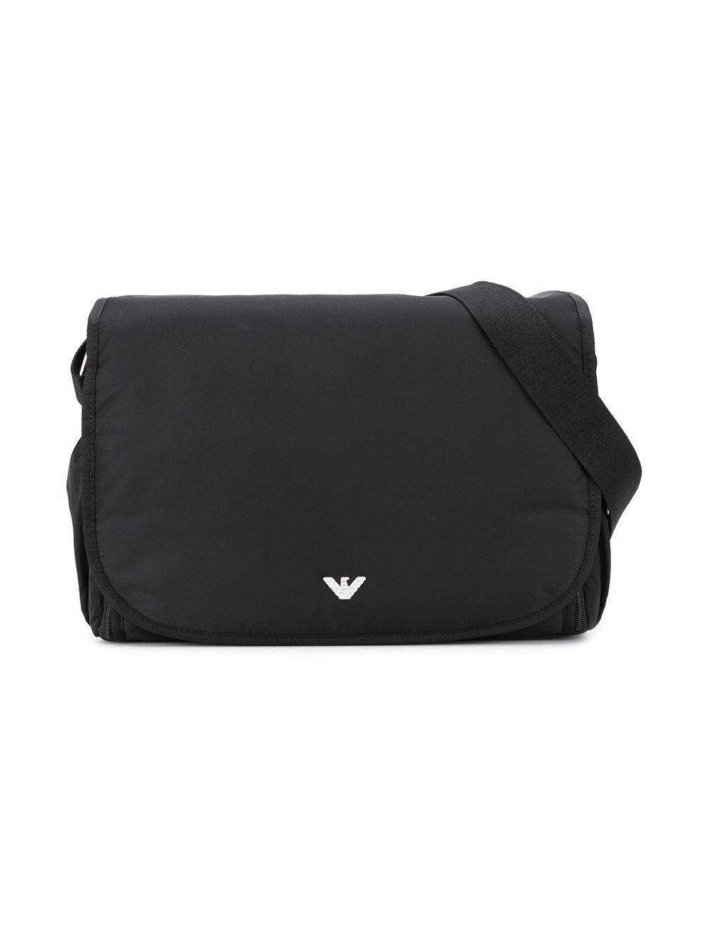 Emporio Armani Kids logo标牌外出更换包 - 黑色