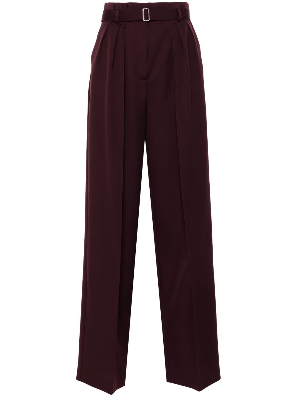 Lanvin 百褶长裤 - 红色