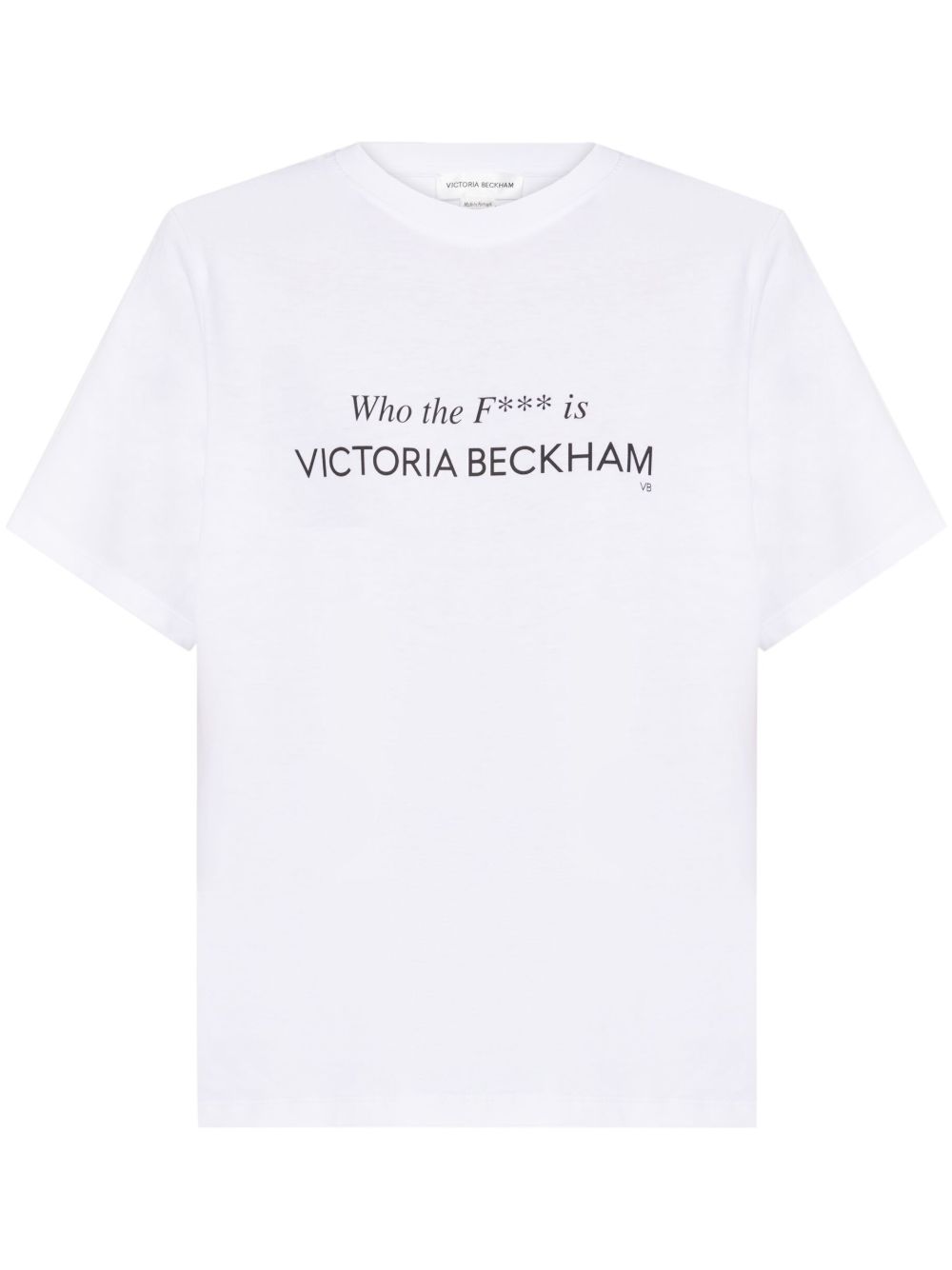 Victoria Beckham Who The F*** Is Victoria Beckham T恤 - 白色