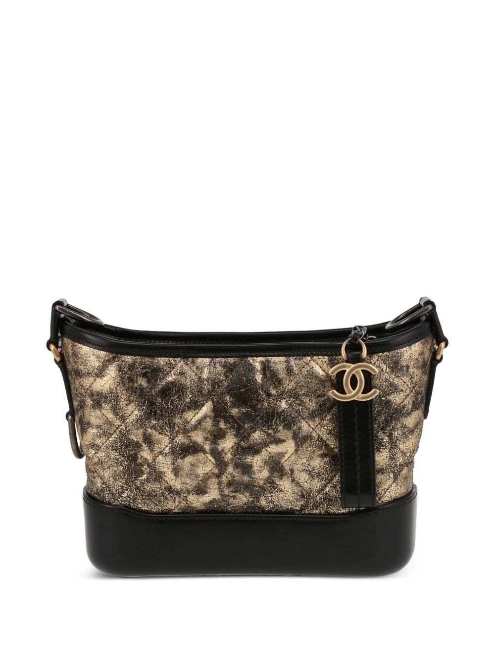 CHANEL Pre-Owned Gabrielle 小号单肩包（2019年典藏款） - 黑色