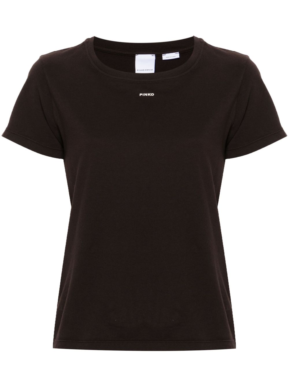 PINKO Mini Logo T恤 - 褐色