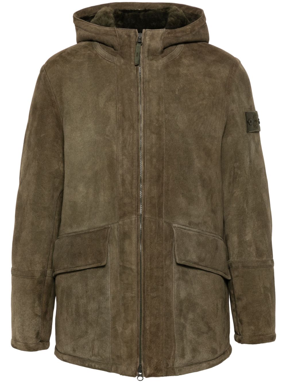 Stone Island 罗盘徽章夹克 - 绿色