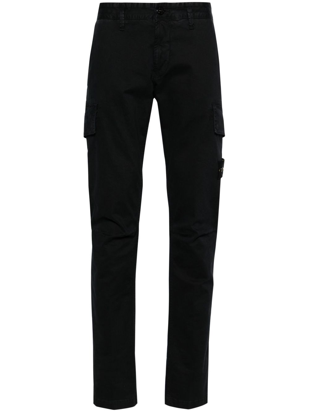 Stone Island 罗盘徽章修身长裤 - 蓝色