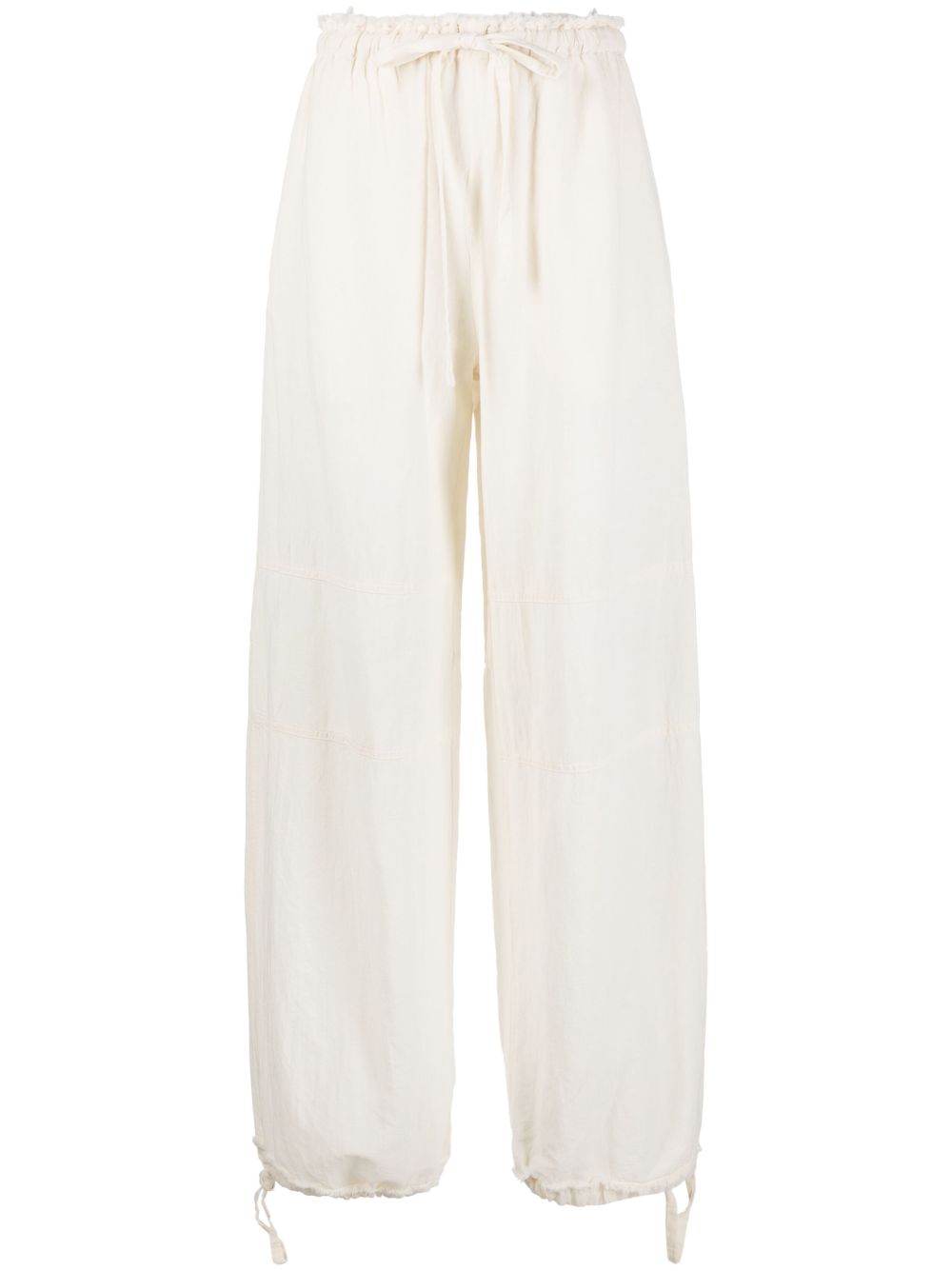 Acne Studios 抽绳阔腿裤 - 白色