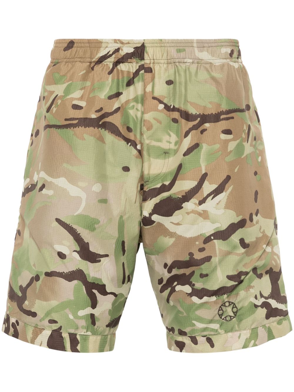 1017 ALYX 9SM Camo 刺绣logo短裤 - 绿色
