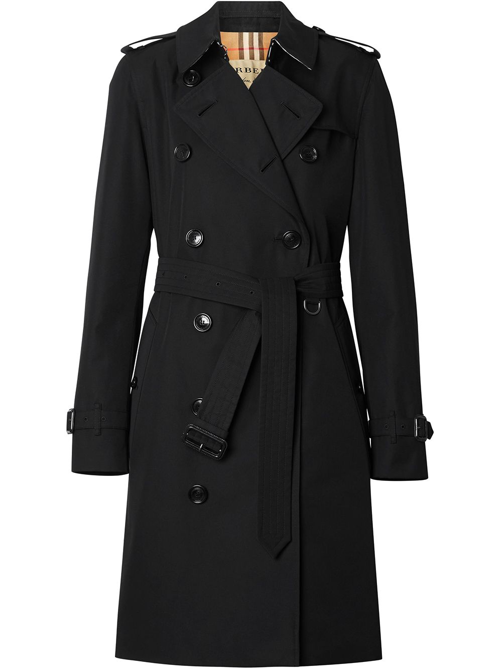 Burberry 博柏利 Kensington Heritage 风衣 - 黑色