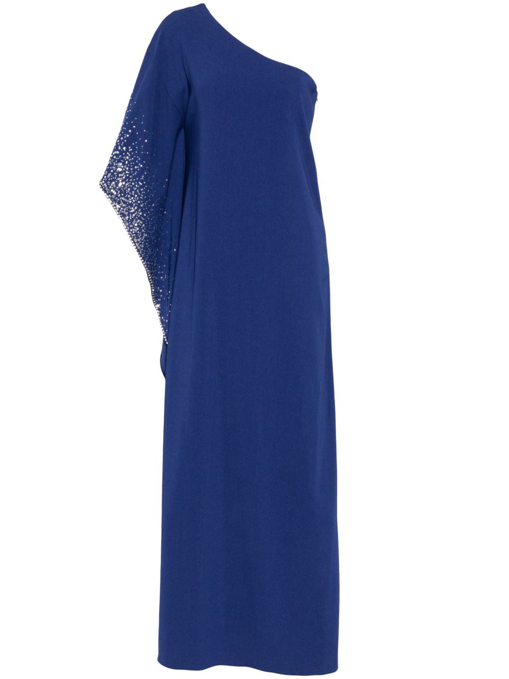 Marchesa Notte 亮片缀饰单肩礼服 - 蓝色