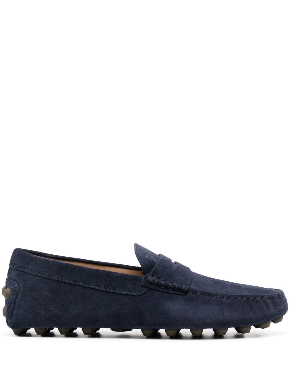 Tod's Gommino 绒面皮乐福鞋 - 蓝色