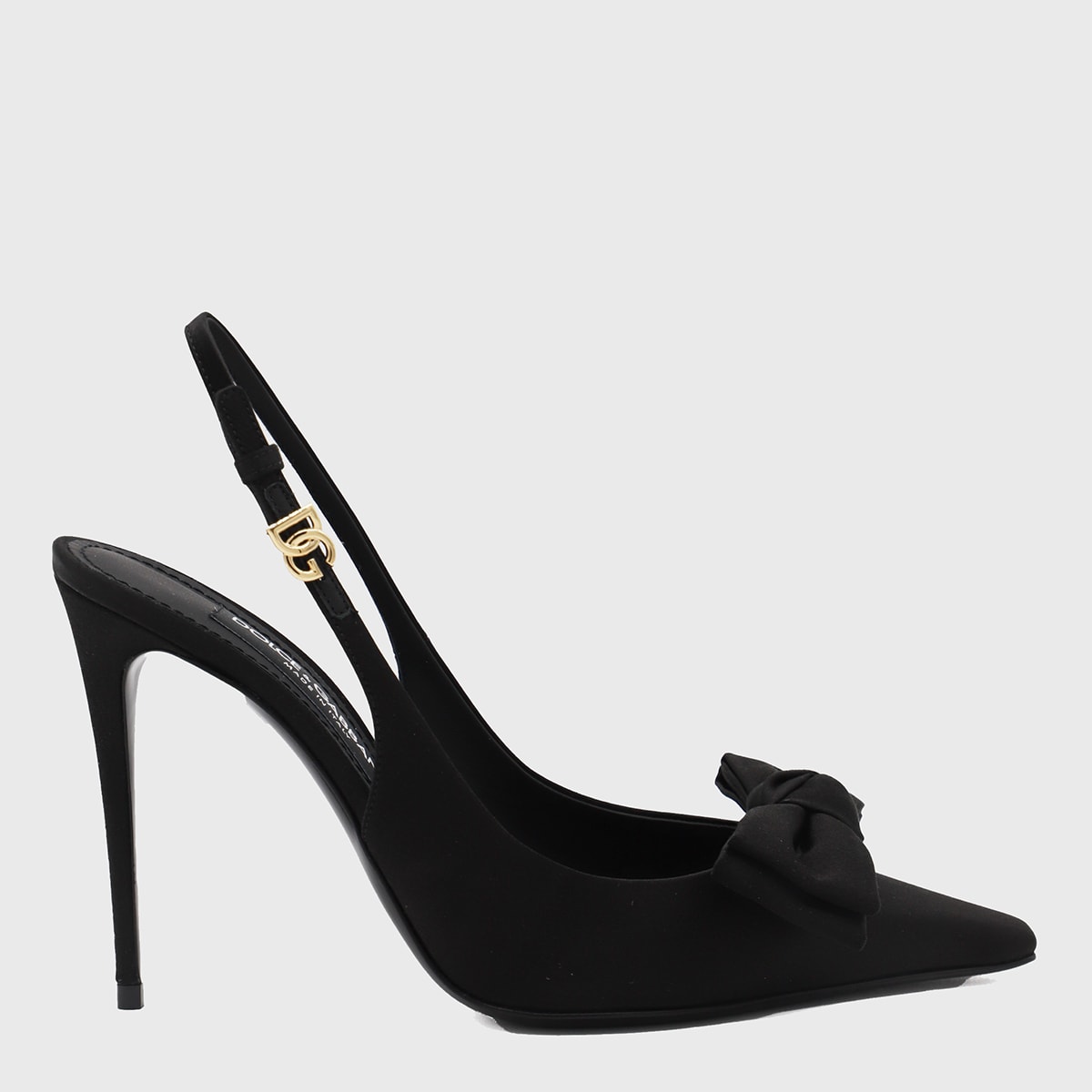 Dolce & Gabbana 缎面露跟高跟鞋