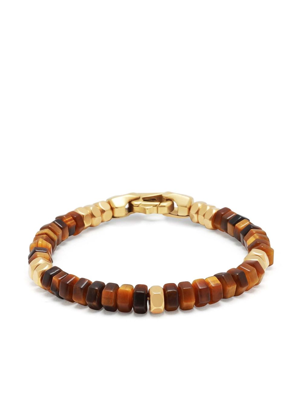 Nialaya Jewelry 虎眼石手链 - 褐色