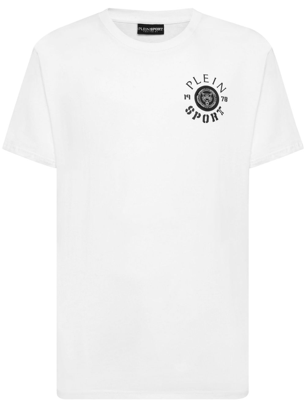 Plein Sport logo贴花棉T恤 - 白色