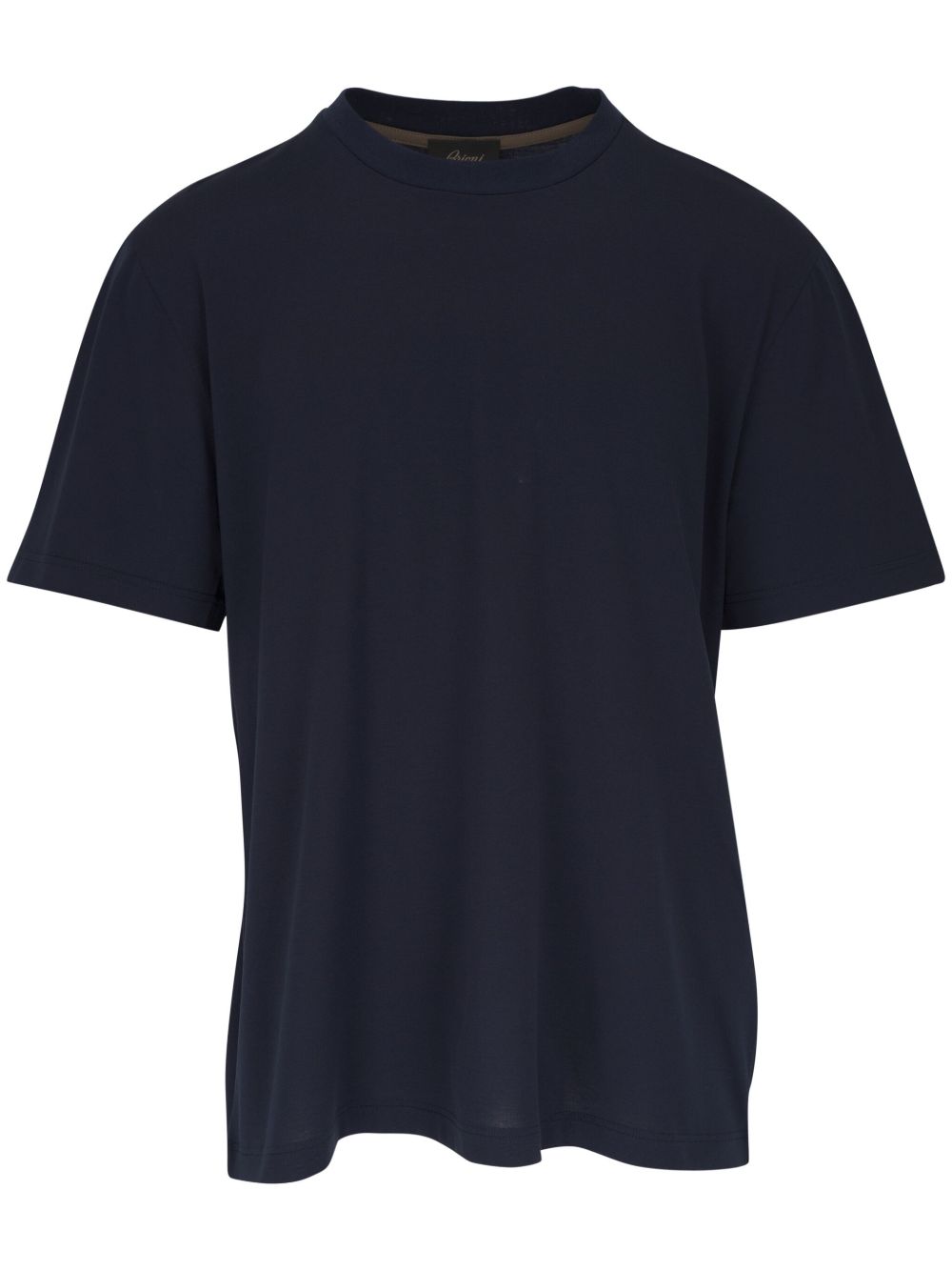 Brioni logo棉T恤 - 蓝色