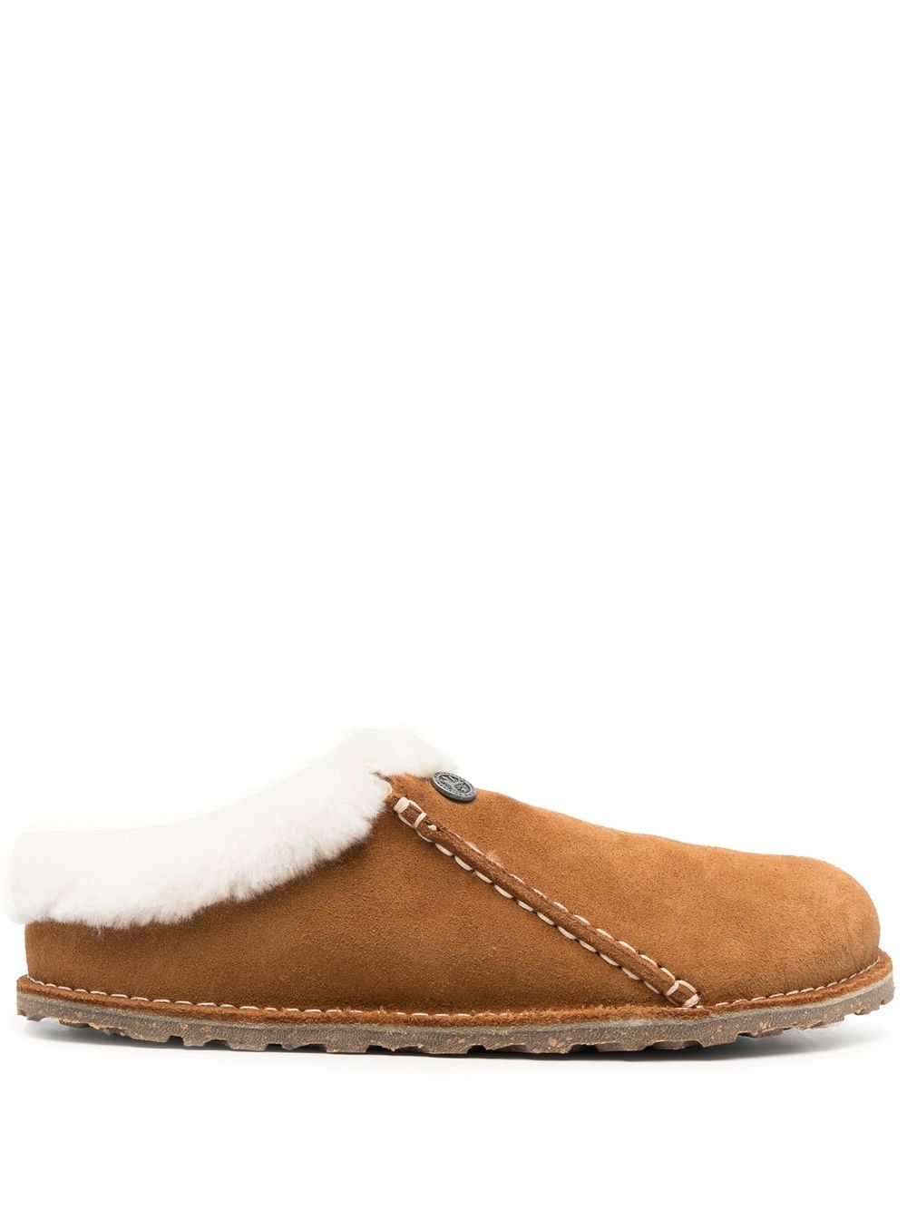 Birkenstock Zermat 绒面皮拖鞋 - 褐色