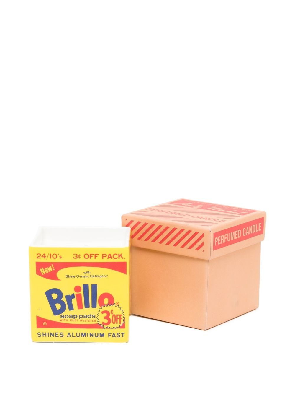 Ligne Blanche Brillo Box 陶瓷香薰蜡烛 - 黄色