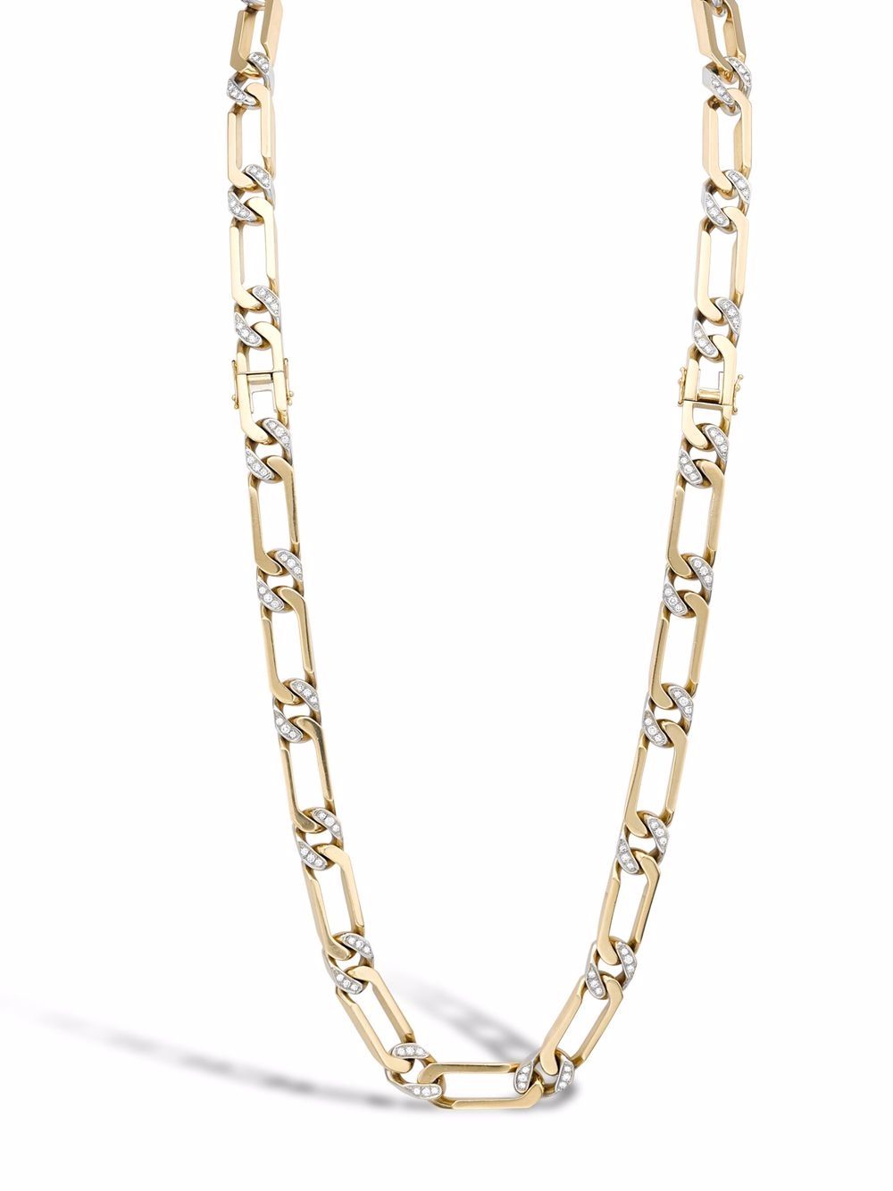 Van Cleef & Arpels Transformable 18K黄金钻石项链（1980年代典藏款） - 金色