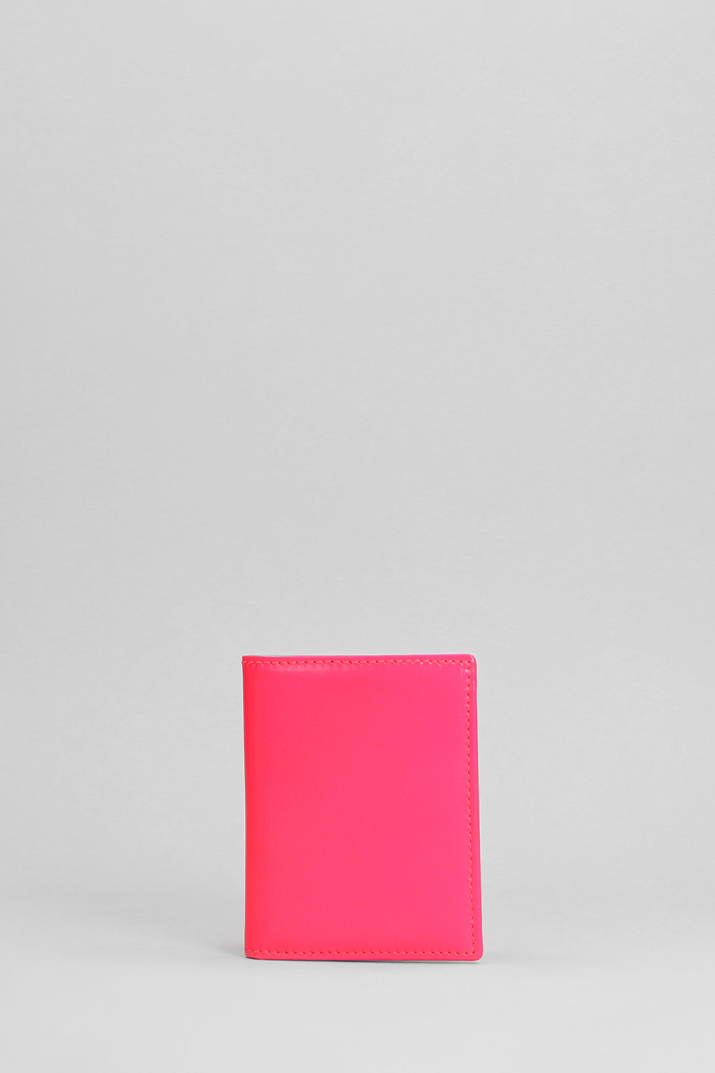 Comme des Garçons Wallet Wallet In Rose-pink Leather
