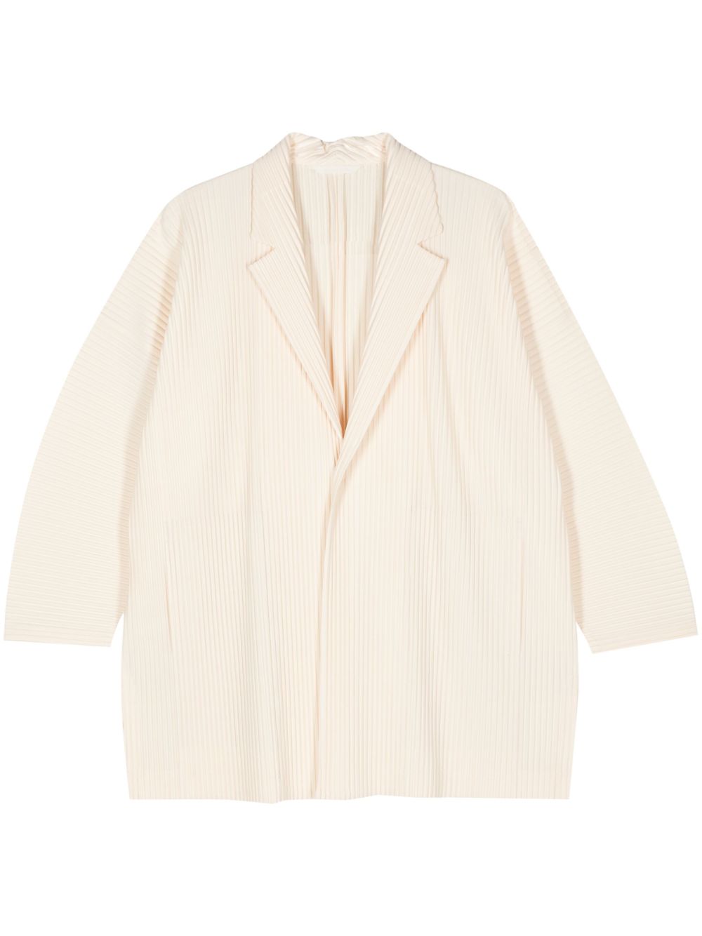 Homme Plissé Issey Miyake MC June 细褶西装夹克 - 中性色