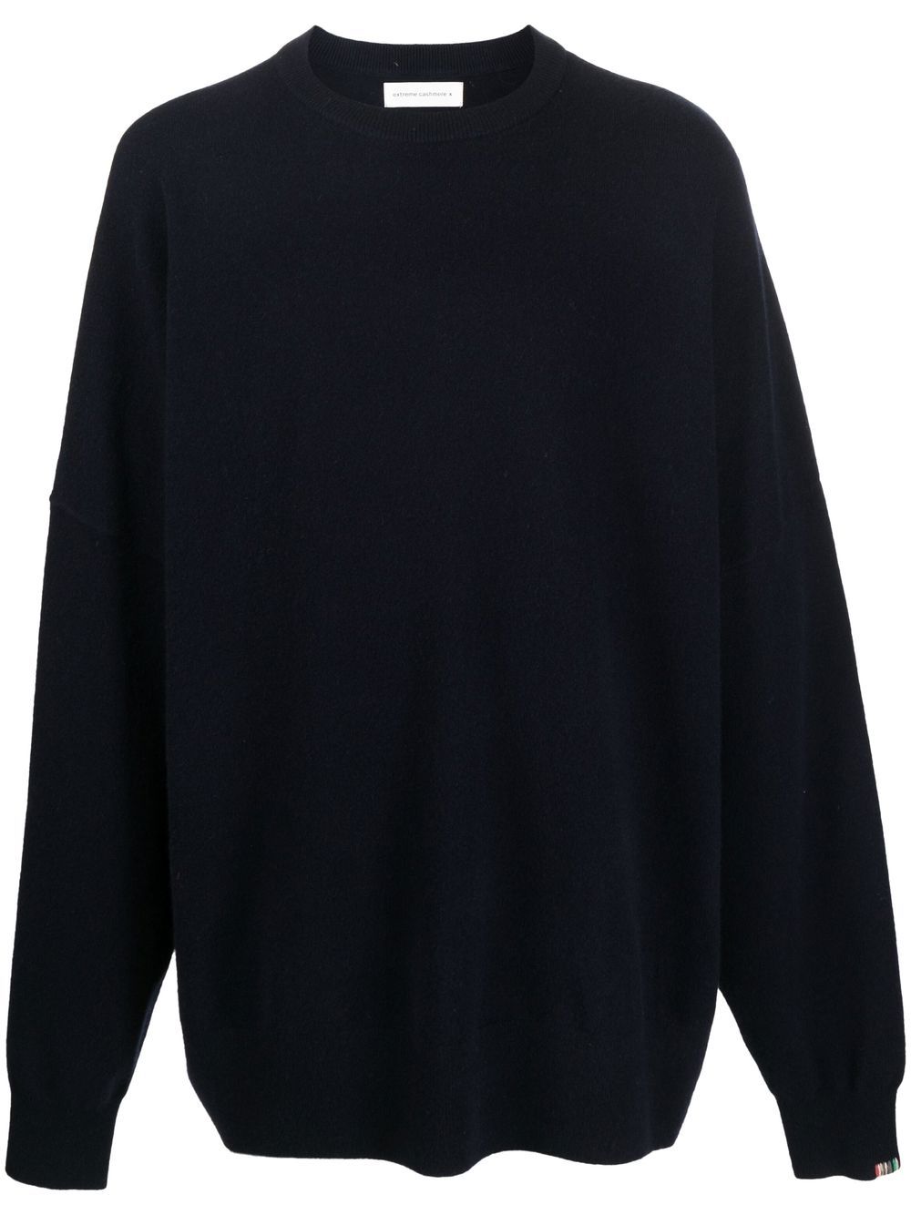 extreme cashmere 圆领羊绒毛衣 - 蓝色