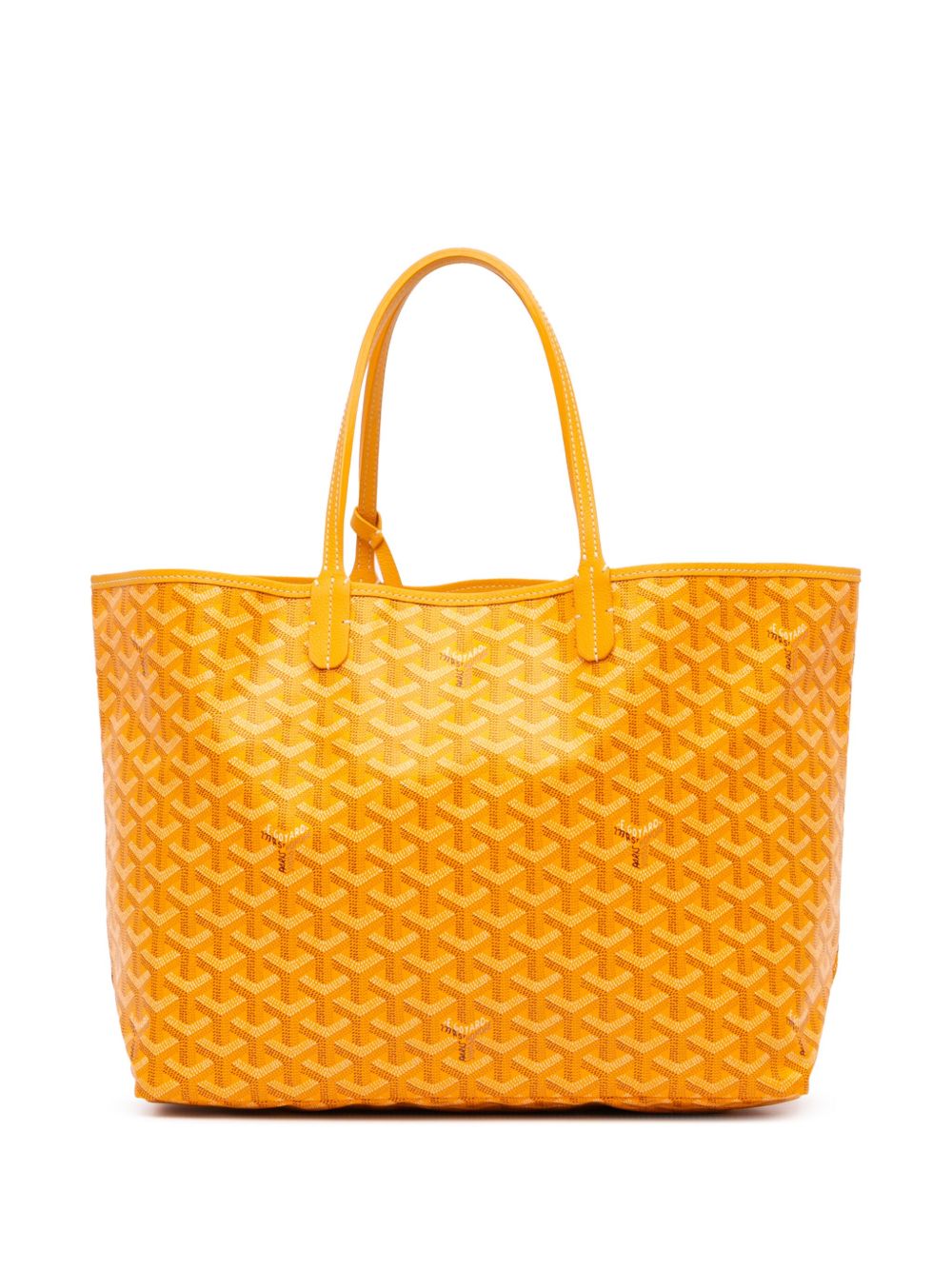 Goyard Pre-Owned Goyardine Saint Louis PM 手提包（2020年典藏款） - 黄色