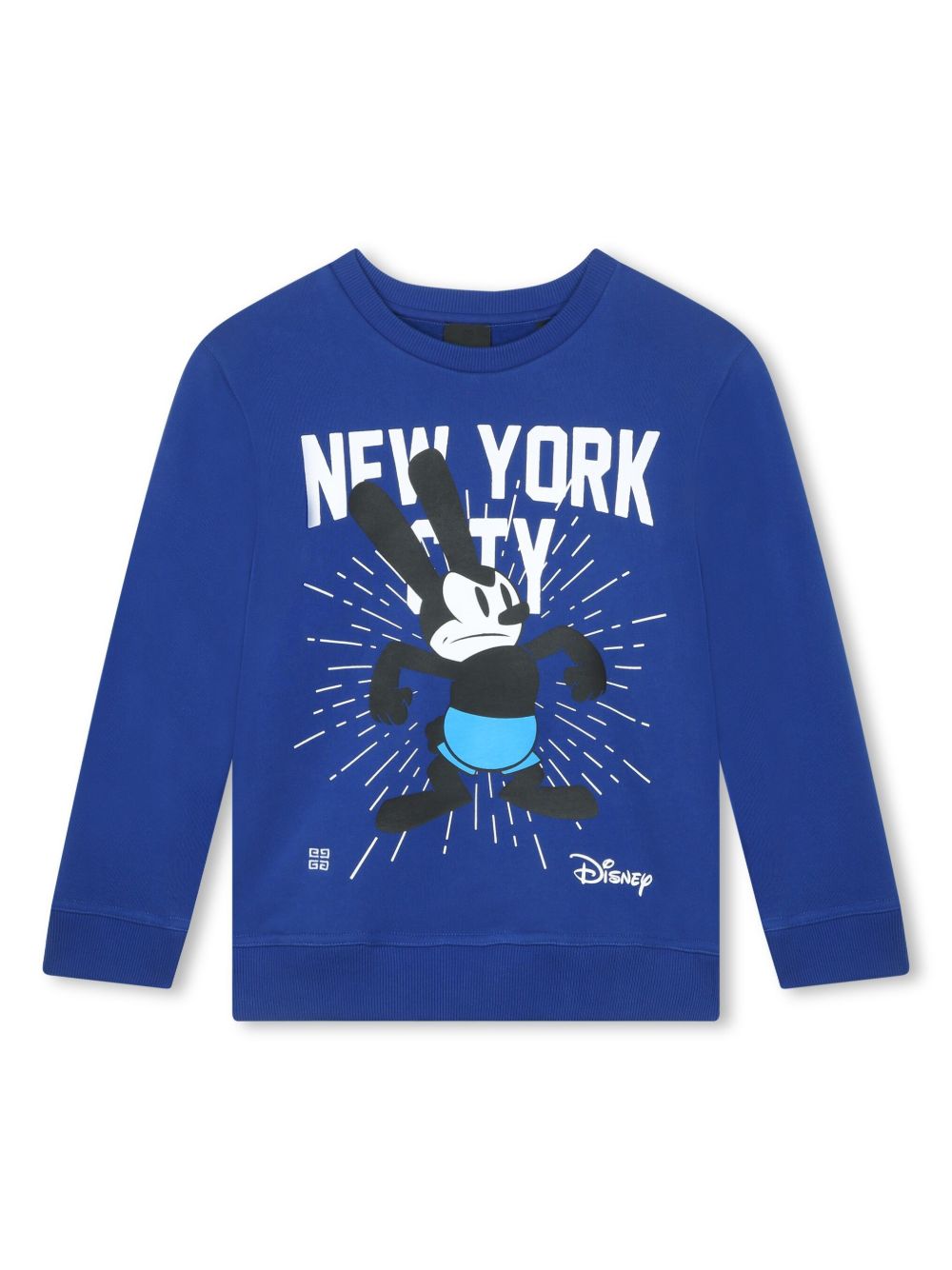 Givenchy Kids x Disney Oswald 印花棉卫衣 - 蓝色