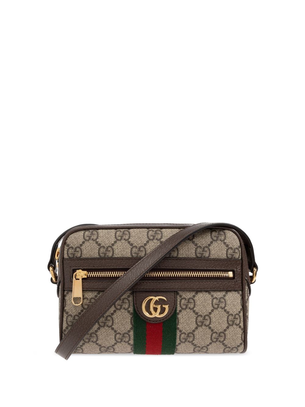 Gucci Ophidia 迷你单肩包 - 中性色
