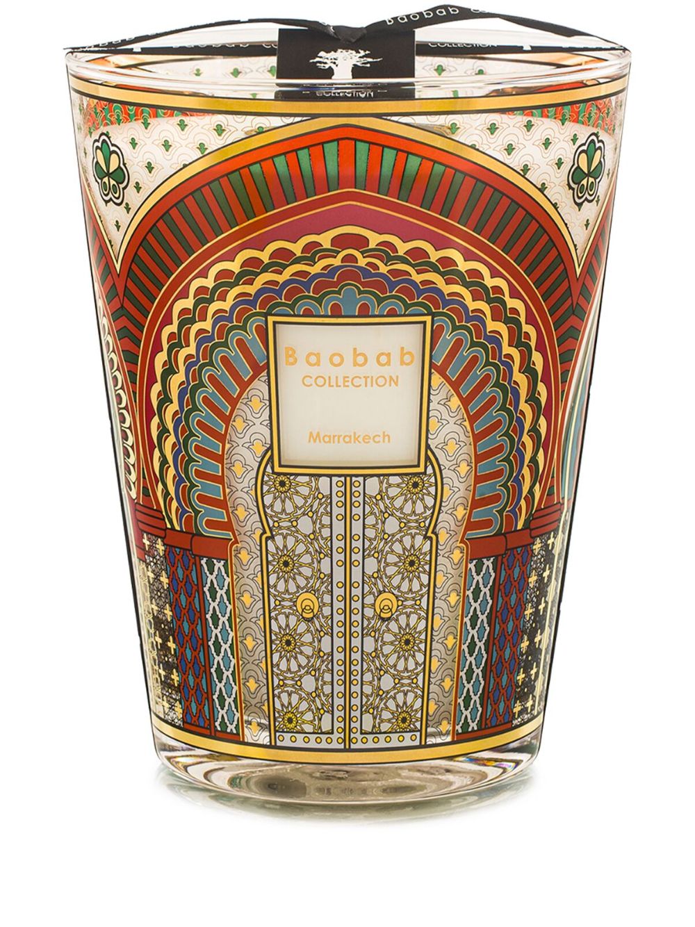 Baobab Collection Marrakech 大号蜡烛 - 黄色
