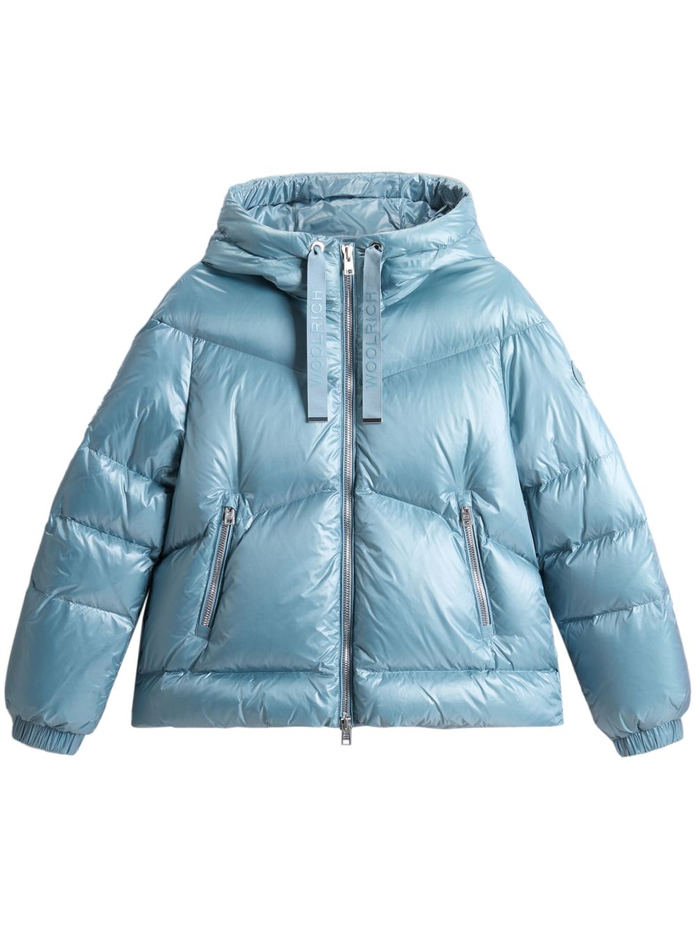 Woolrich Aliquippa 短款蓬松夹克 - 蓝色