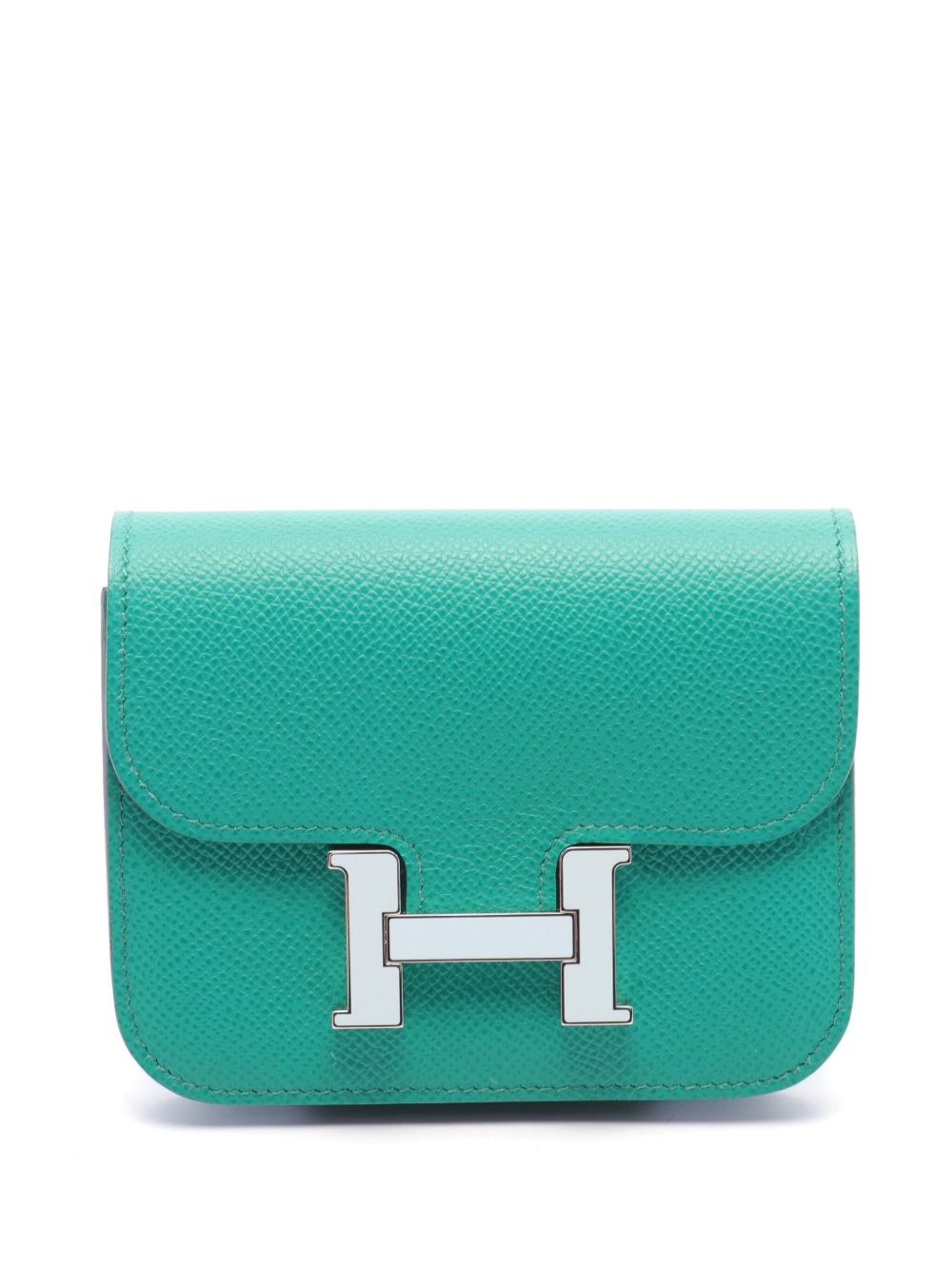 Hermès Pre-Owned Constance Slim 钱包（2022年典藏款） - 绿色
