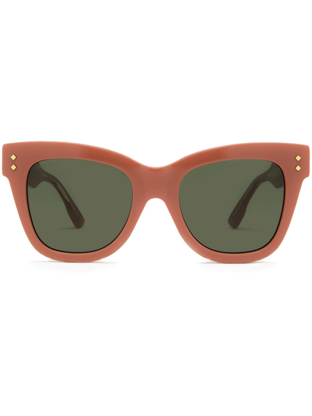 Gucci Eyewear 方框太阳眼镜 - 粉色