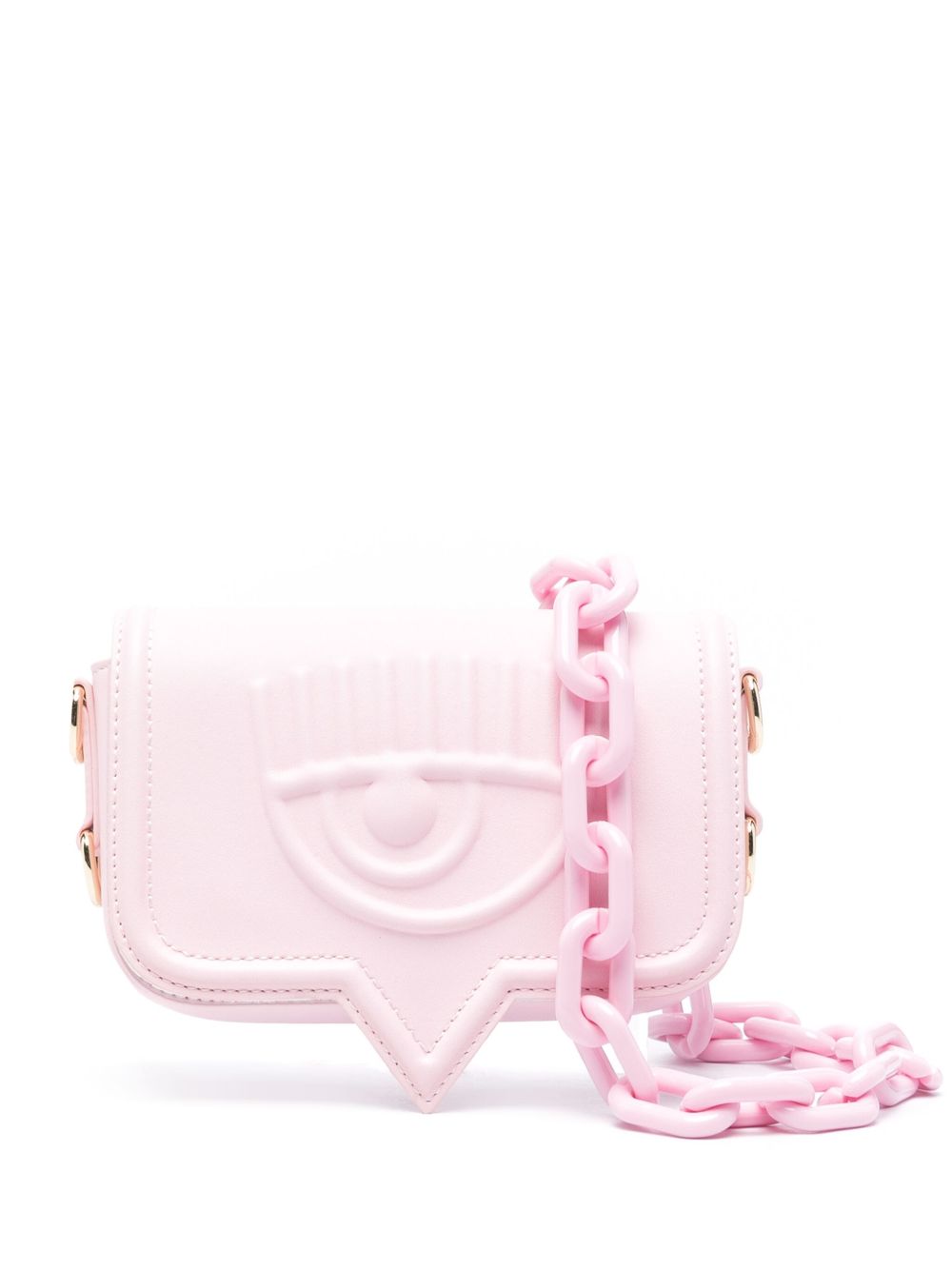 Chiara Ferragni Eyelike 小号斜挎包 - 粉色
