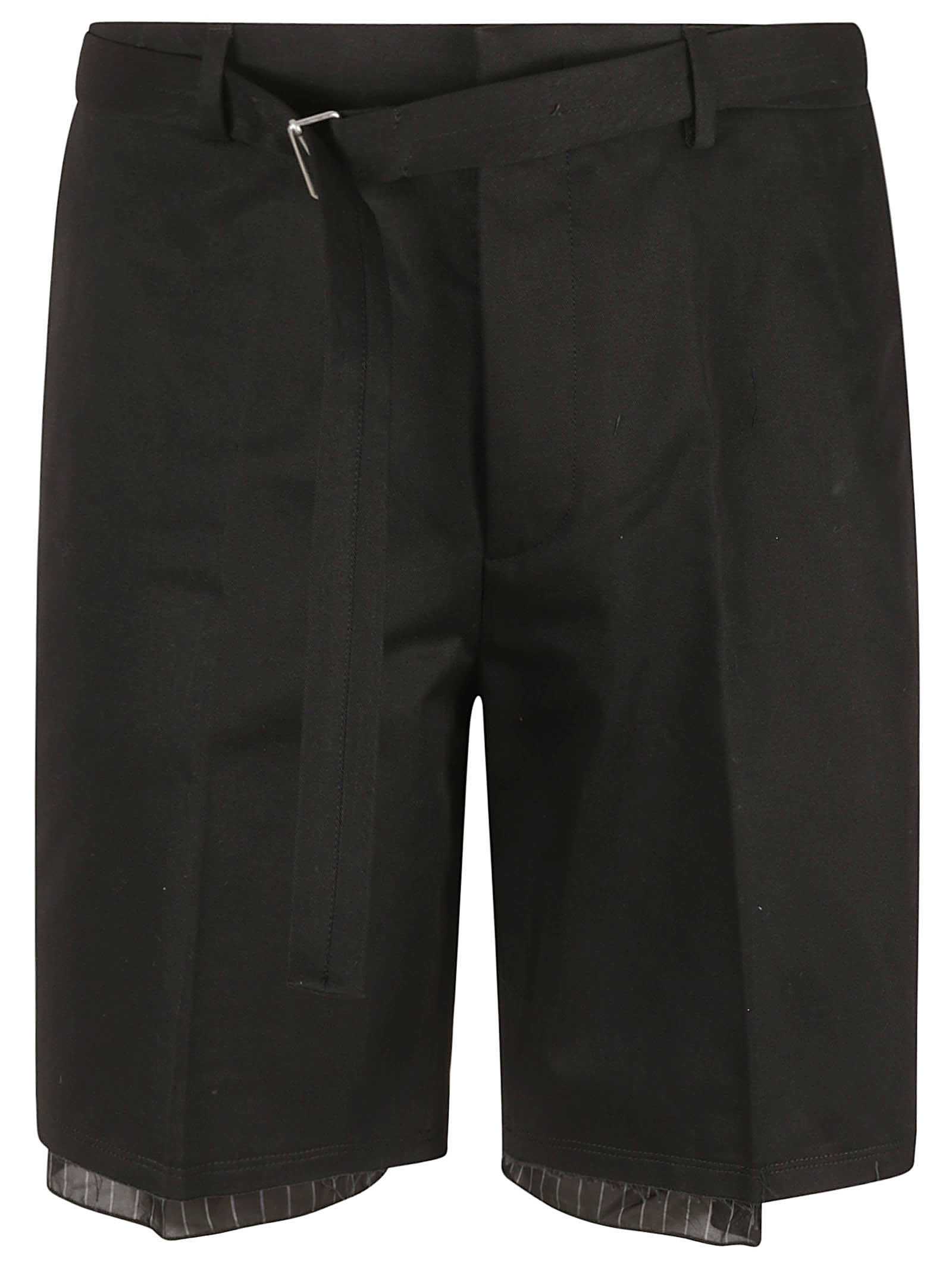 Lanvin Raw Edges Tailored Shorts
