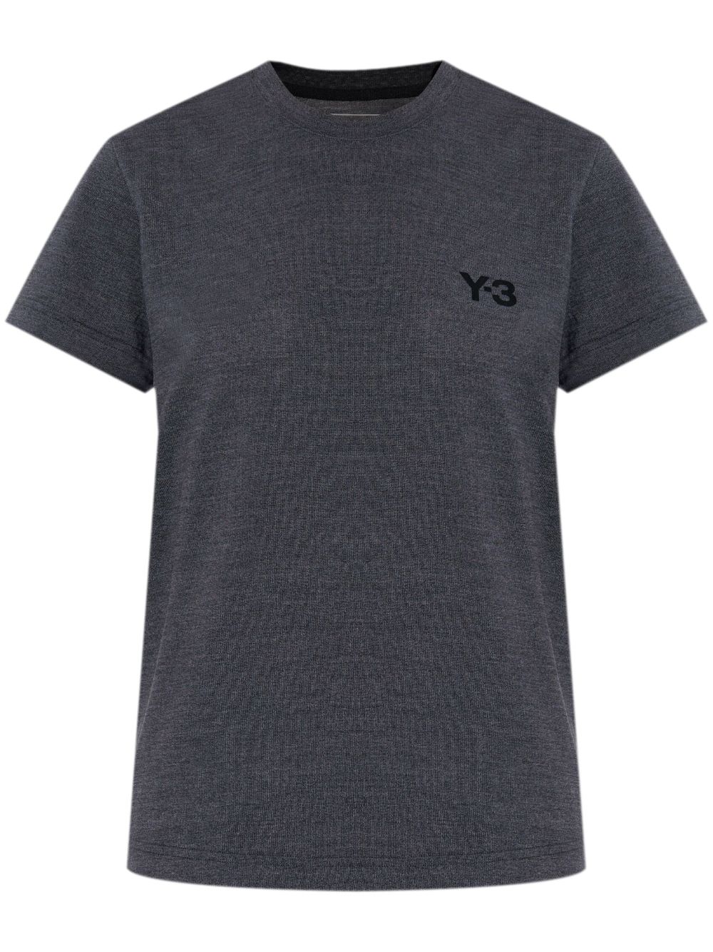 Y-3 logo印花T恤 - 灰色