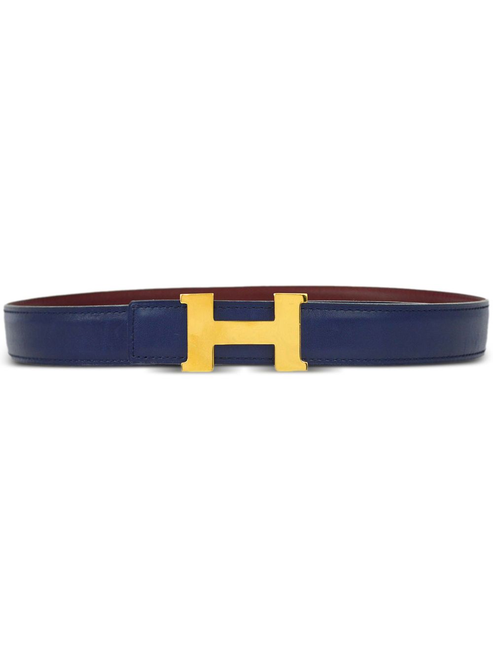 Hermès Pre-Owned Constance 双面腰带（1996年典藏款） - 蓝色
