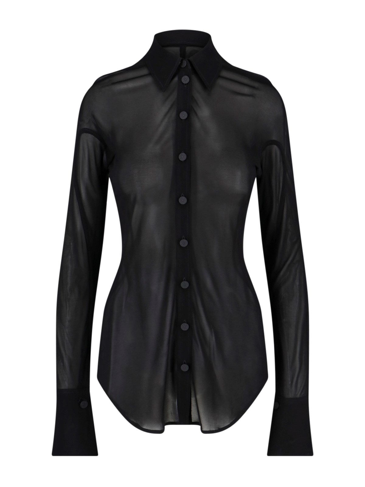 Mugler Semi-Transparent Shirt
