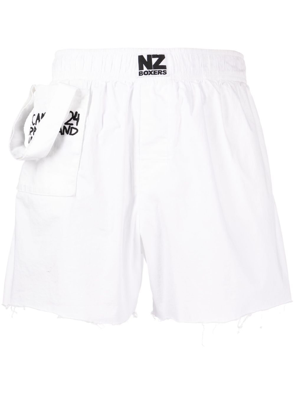 Natasha Zinko Convertible Tote Camping 短裤 - 白色