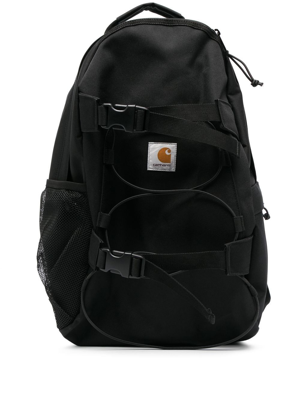 Carhartt WIP 标贴拉链双肩包 - 黑色