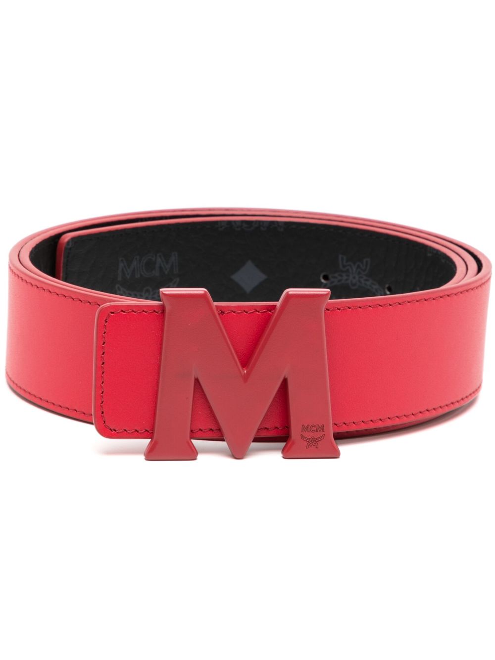 MCM Claus M 扣环双面腰带 - 粉色